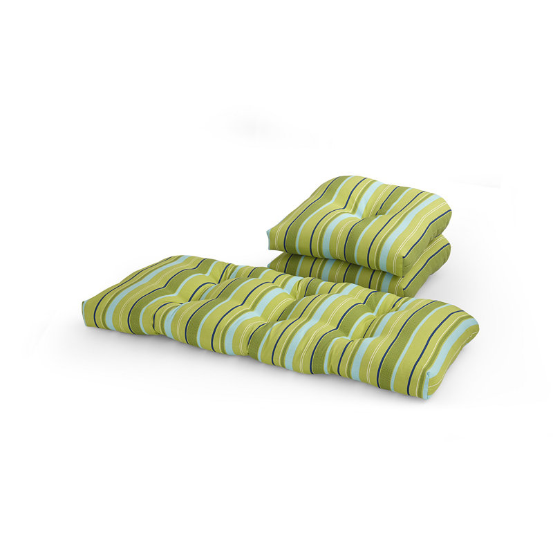 Bay Isle Home Indoor/Outdoor Stripe Replacement Cushion Set Wayfair